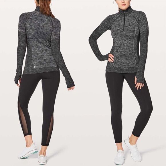 Lululemon‎ swiftly tech wool 1/2 zip pullover women’s size 8 - Picture 2 of 9